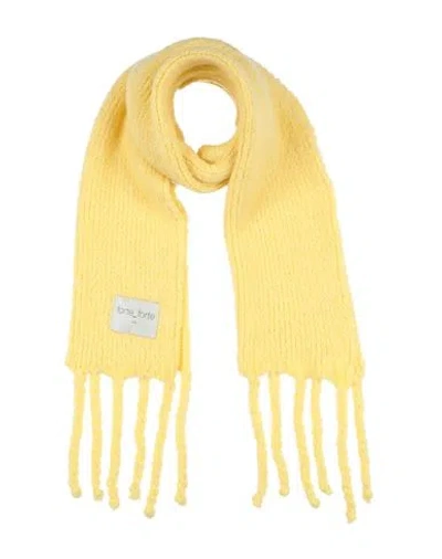 Forte Forte Forte_forte Woman Scarf Yellow Size - Acrylic, Mohair Wool, Wool, Polyamide In Yellow