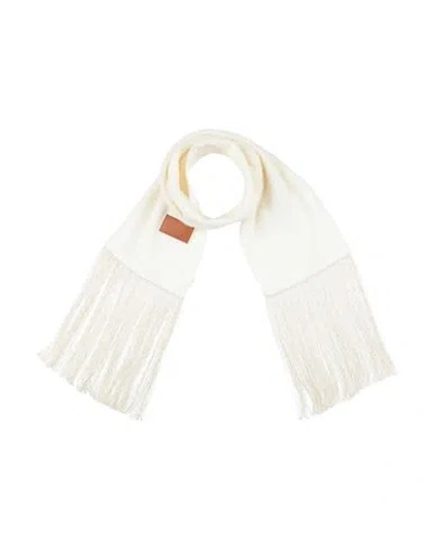 Forte Forte Forte_forte Woman Scarf Ivory Size - Polyester, Wool, Acrylic, Viscose, Polyamide In White