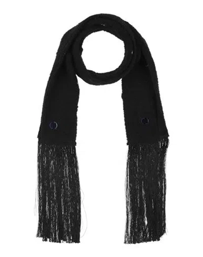 Forte Forte Forte_forte Woman Scarf Black Size - Polyester, Wool, Acrylic, Viscose, Polyamide In Black