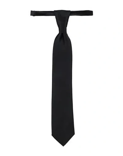 Luigi Bianchi Mantova Man Ties & Bow Ties Black Size - Polyester In Black