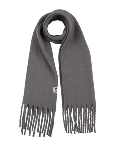 Bsb Jeans Woman Scarf Grey Size - Polyester In Gray