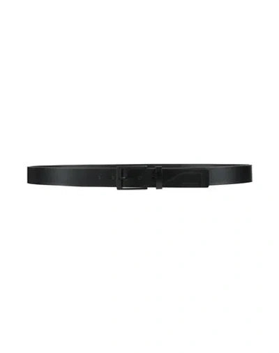 Piquadro Man Belt Black Size Onesize Leather In Black
