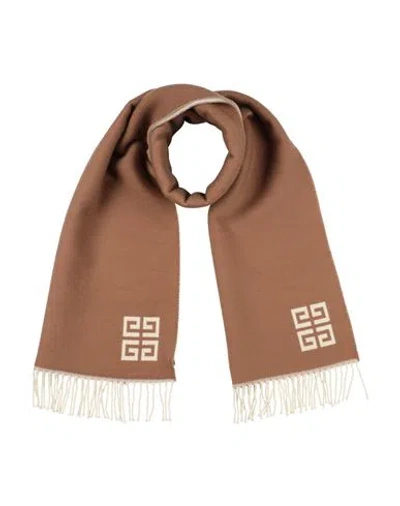 Givenchy Woman Scarf Camel Size - Wool In Brown