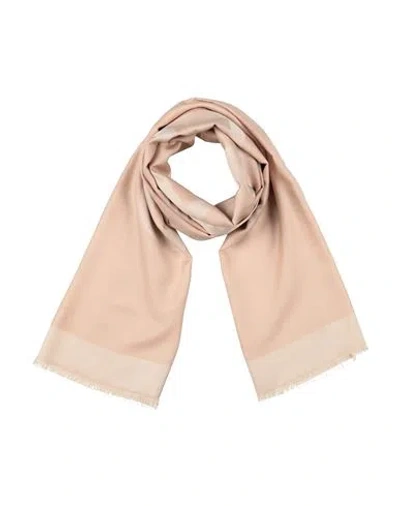 Givenchy Woman Scarf Blush Size - Silk, Wool In Brown