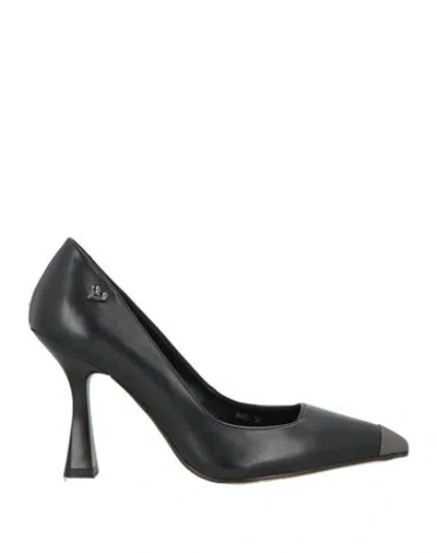 Tua By Braccialini Woman Pumps Black Size 8 Synthetisches Material In Black