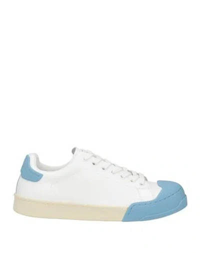 Marni Woman Sneakers White Size 8 Leather In Multi