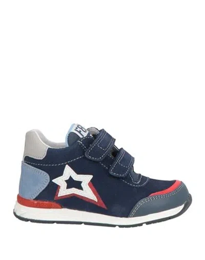 Falcotto Toddler Boy Sneakers Navy Size 10c Leather In Multi