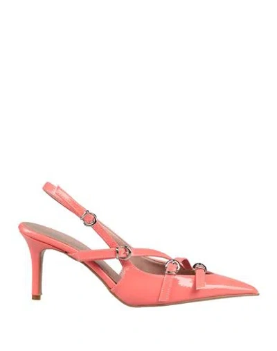 Divine Follie Woman Pumps Pink Size 8 Synthetisches Material In Pink