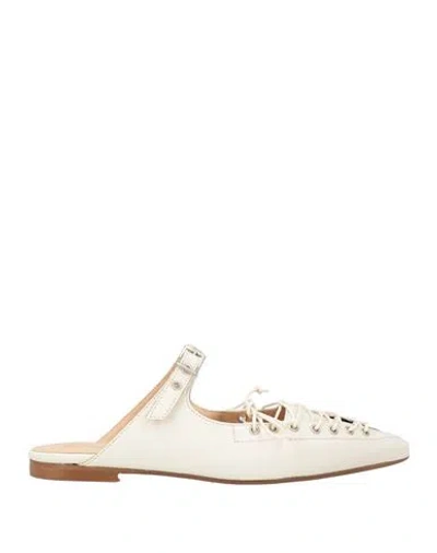 Divine Follie Woman Mules & Clogs Beige Size 8 Leather In Neutral