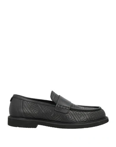Giovanni Conti Man Loafers Black Size 9 Calfskin In Black