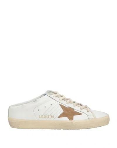 Golden Goose Woman Sneakers White Size 7 Leather In White