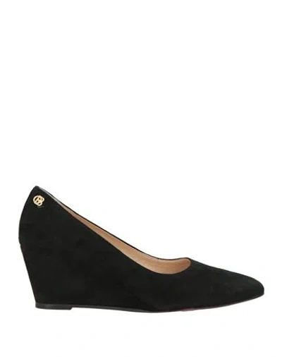 Baldinini Woman Pumps Black Size 6 Leather In Black
