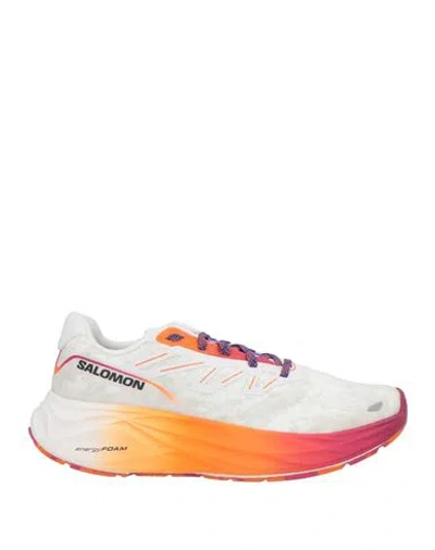 Salomon Aero Glide 2 Isd Woman Sneakers Off White Size 6.5 Textile Fibers In Multi