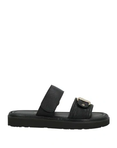 Ferragamo Kamy Woman Sandals Black Size 5 Leather In Black