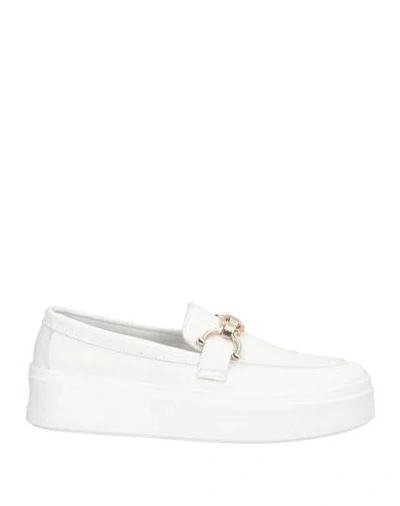 Frau Woman Sneakers White Size 6 Leather In White