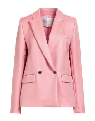 Forte Forte Forte_forte Woman Blazer Pink Size 3 Virgin Wool, Viscose In Pink