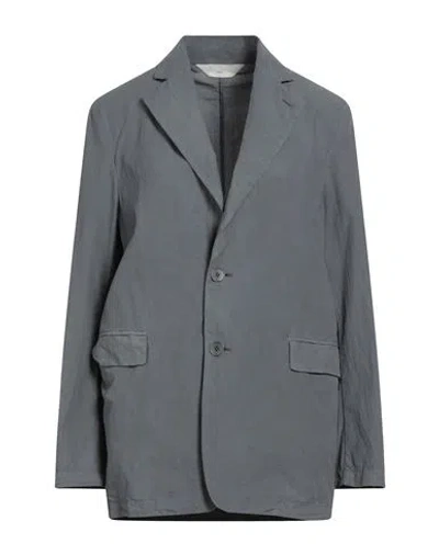 Barena Venezia Barena Woman Blazer Grey Size 10 Cotton In Gray