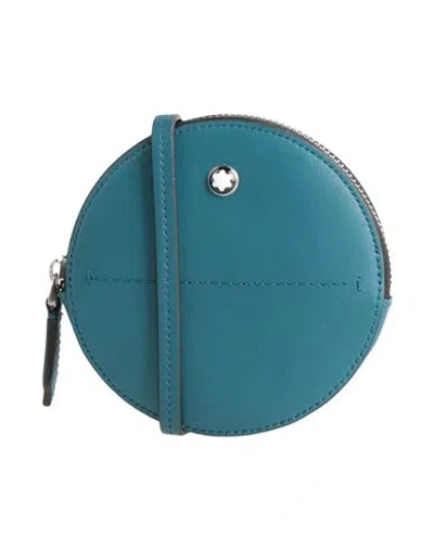 Montblanc Woman Cross-body Bag Deep Teal Size - Leather In Green
