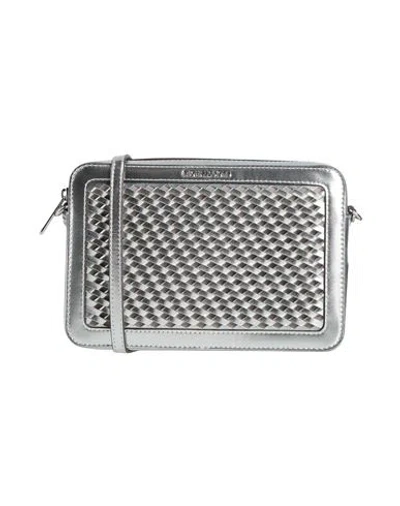 Michael Michael Kors Woman Cross-body Bag Silver Size - Leather In Silver