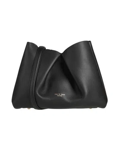 Rag & Bone Woman Cross-body Bag Black Size - Leather In Black