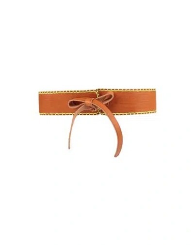 Forte Forte Forte_forte Woman Belt Tan Size Onesize Soft Leather In Brown