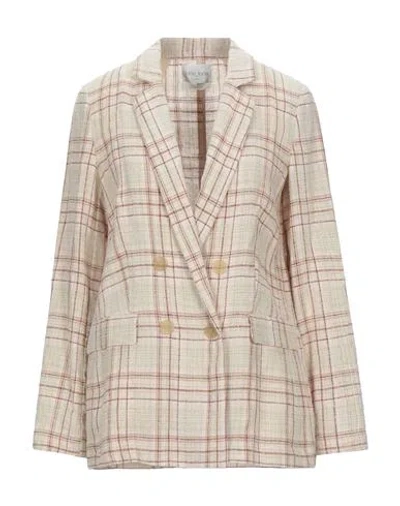 Forte Forte Forte_forte Woman Blazer Beige Size 1 Linen, Cotton, Polyamide In Sand