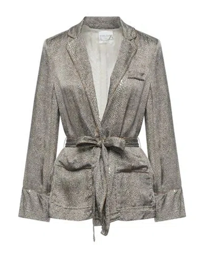 Forte Forte Forte_forte Woman Blazer Military Green Size 1 Viscose In Gray