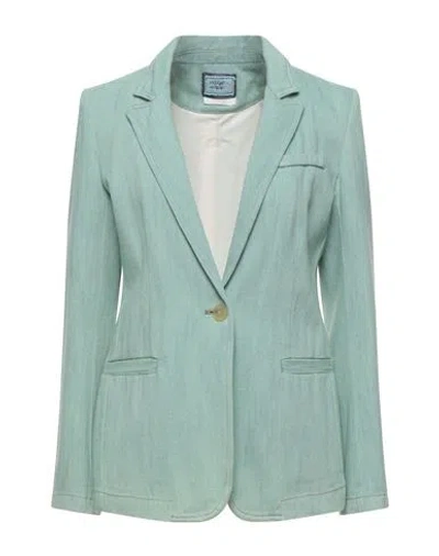 Forte Forte Forte_forte Woman Blazer Light Green Size 0 Cotton In Green