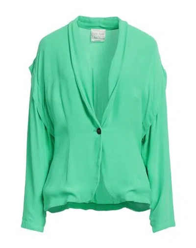 Forte Forte Forte_forte Woman Blazer Green Size 1 Viscose In Green