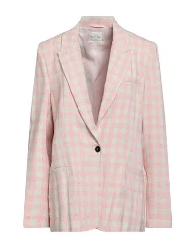 Forte Forte Forte_forte Woman Blazer Pink Size 2 Viscose, Silk In Pink