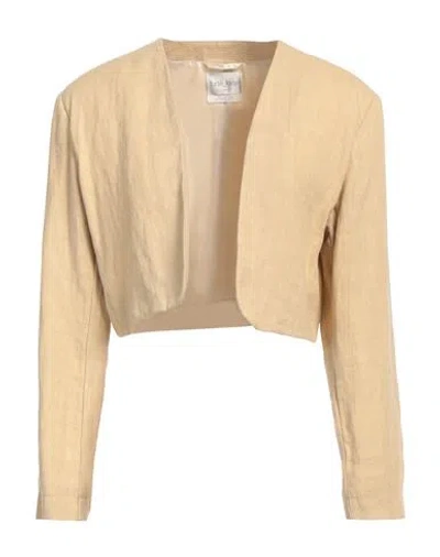 Forte Forte Forte_forte Woman Jacket Sand Size 3 Linen In Neutral