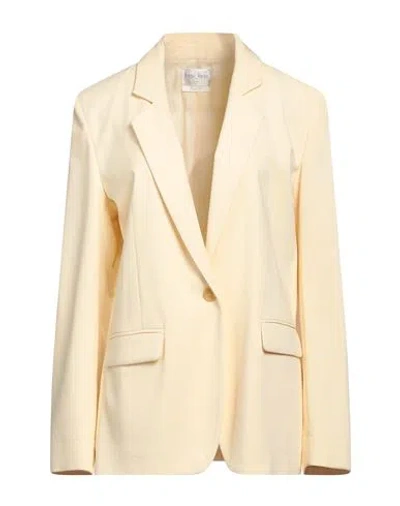 Forte Forte Forte_forte Woman Blazer Pastel Yellow Size 2 Viscose, Elastane In Yellow