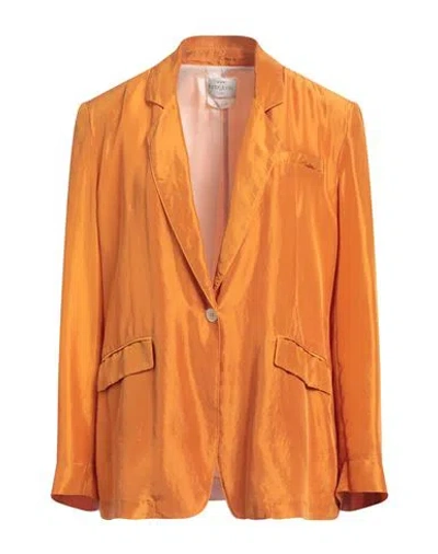 Forte Forte Forte_forte Woman Blazer Marigold Size 3 Silk In Orange