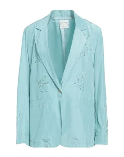 Forte Forte Forte_forte Woman Blazer Light Green Size 3 Polyester, Cotton In Green