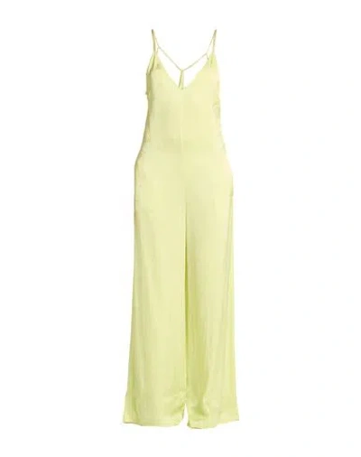 Forte Forte Forte_forte Woman Jumpsuit Lime Green Size 2 Viscose In Green