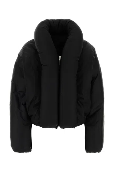 Alaïa Alaia Puffer Jacket With A High Neck In Black