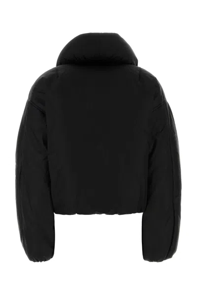 Alaïa Alaia Puffer Jacket With A High Neck In Black