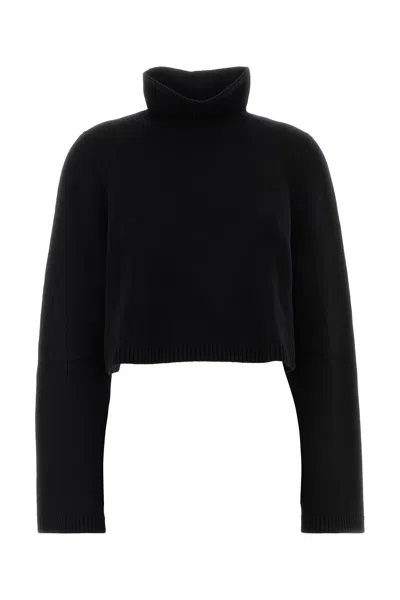 Alaïa Black Cashmere Blend Sweater