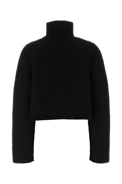 Alaïa Black Cashmere Blend Sweater