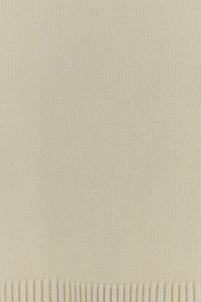 Alaïa Ivory Cashmere Blend Sweater