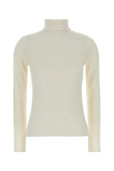 Loulou De Saison Ivory Viscose Blend Gallinara Sweater