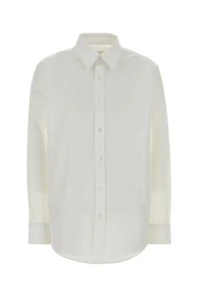 Apc White Poplin Shirt In Neutral