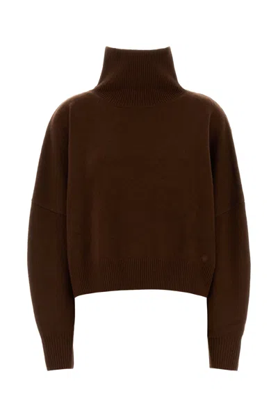 Loulou De Saison Chocolate Wool Blend Luke Sweater