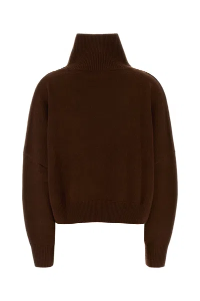 Loulou De Saison Chocolate Wool Blend Luke Sweater