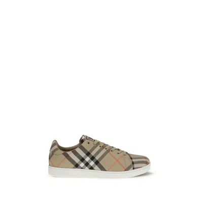 Burberry Multicolor Polyamide Low Top Sneakers In Neutral