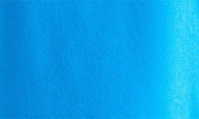 Reiss Micah Sleeveless Satin High-low Maxi Dress In Blue