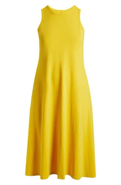 Universal Standard Sardinia Cotton Tank Dress In Yellow