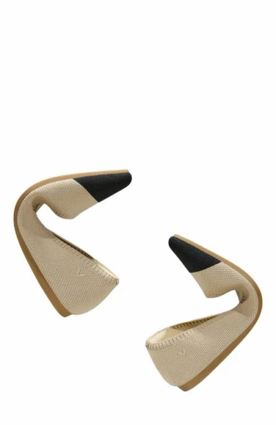 Vivaia Pointed-toe Ballet Flats In Neutral