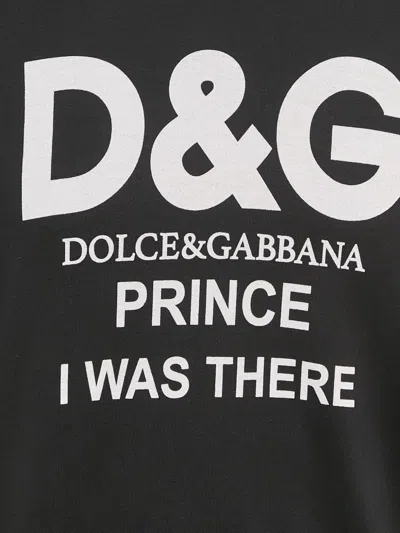 Pre-owned Dolce & Gabbana Logo-print Sweatshirt In Black