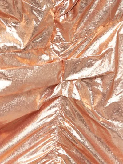 Pre-owned Isabel Marant Vintage One-shoulder Ruched Mini Dress In Pink